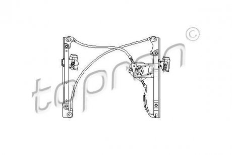 Склопідіймач TOPRAN / HANS PRIES 103099