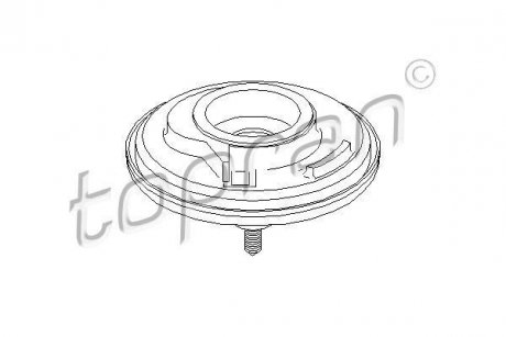 Тарілка пружини TOPRAN / HANS PRIES 108298