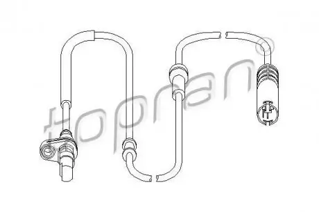 Датчик ABS TOPRAN / HANS PRIES 501537
