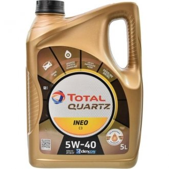 Моторное масло Quartz Ineo C3 5W40 (5 Liter) TOTAL 213790