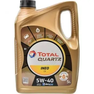 Моторное масло Quartz Ineo C3 5W40 (5 Liter) TOTAL 213790