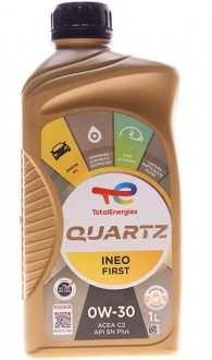 Моторное масло QUARTZ INEO FIRST 0W-30, 1л TOTAL 213830