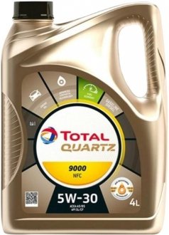 Моторное масло QUARTZ 9000 FUTURE NFC 5W-30 4 л TOTAL 213836 (фото 1)