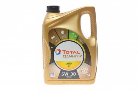 Олива моторна Quartz Ineo MDC 5W30 (5 Liter) TOTAL 214031