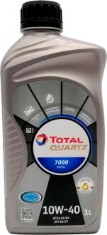 Моторное масло Quartz 7000 Diesel 10W40 (1 Liter) TOTAL 214111