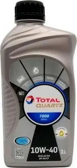 Масло 10W40 Quartz 7000 Diesel (1л) (MB229.1/VW505.00) TOTAL 214111