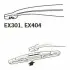Щетка стеклоочистителя каркасная задняя 300mm (12\&#039;\&#039;) ExactFit Rear Ford Kuga II, Seat Leon (10-) (EX304B) Trico EX304 (фото 4)