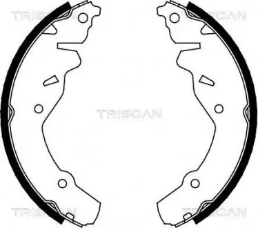 Комплект тормозных колодок TRISCAN 810080002