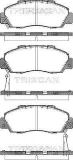 Тормозные колодки передние TRISCAN 811017009