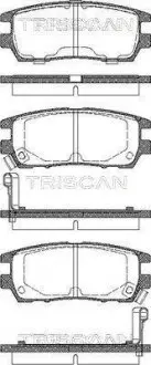Тормозные колодки задние TRISCAN 811042003