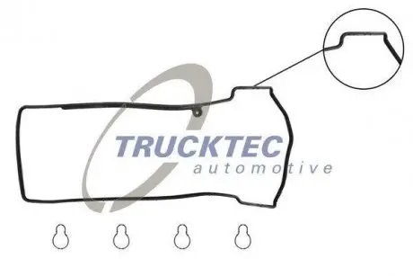 Прокладка крышки клапанов MB Sprinter/Vito 2.2CDI OM611 TRUCKTEC 02.10.119