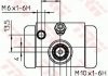 Гальмівний циліндр TRW BWC252 (фото 3)