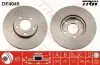 Диск тормозной передний Лив/Правый FORD USA FUSION ; VW PASSAT B5, PASSAT B5.5 1.6-2.8 08.96-08.13 TRW DF4045 (фото 1)