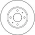 Диск тормозной передний лев/прав VOLVO S40 I, S40 II, V40; MITSUBISHI CARISMA 1.3-2.0D 05.95-12.10 TRW DF4054 (фото 2)