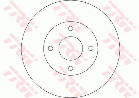 Диск гальмівний (1 шт.) NISSAN Almera/Primera/Primera Estate/Wagon TRW DF4169