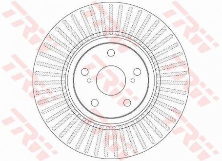 Гальмівний диск TRW DF6268 (фото 1)