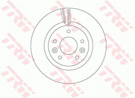 Гальмівний диск TRW DF6786 (фото 1)