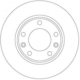Гальмівний диск TRW DF6910 (фото 1)