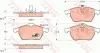 Колодки тормозные (передние) Opel Astra G 99-02/Vectra B 95-03/Calibra A 91-97/Saab 9-3 98-09 TRW GDB1271 (фото 2)