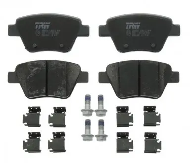 Задні Гальмівні колодки VW Caddy, Jetta (10-), Golf (09-13) TRW GDB1841
