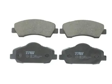 Комплект передних тормозных колодок CITROEN C4 CACTUS, C-ELYSEE; PEUGEOT 301, 308 II (1.2-2.0D, 11.12-) TRW GDB1992