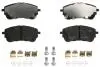 Комплект передних тормозных колодок, TOYOTA COROLLA, YARIS CROSS 1.2-2.0H 10.18- TRW GDB2345 (фото 1)