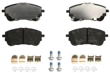 Комплект передних тормозных колодок, TOYOTA COROLLA, YARIS CROSS 1.2-2.0H 10.18- TRW GDB2345