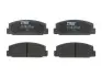 Комплект задних тормозных колодок MAZDA 323, 6, 626, PREMACY, RX-7; MITSUBISHI GALANT IV TRW GDB3088 (фото 1)