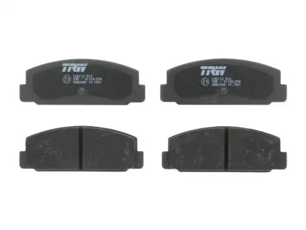 Комплект задних тормозных колодок MAZDA 323, 6, 626, PREMACY, RX-7; MITSUBISHI GALANT IV TRW GDB3088