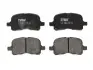 Комплект передних тормозных колодок TOYOTA CALDINA, CARINA E, COROLLA, PASEO, STARLET (1.3-2.0D, 01.93-06.02) TRW GDB3204 (фото 1)