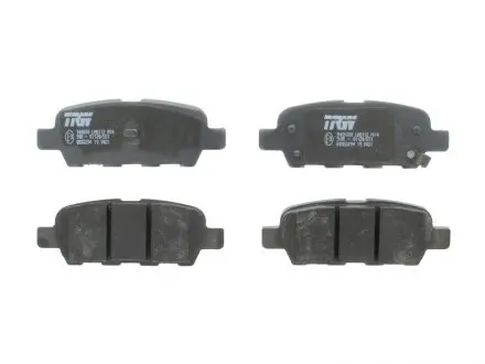 Тормозные колодки зад. Qashqai/X-Trail 07- (38x105,5x14,3) TRW GDB3294