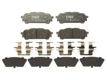 Комплект задних тормозных колодок SUBARU FORESTER, IMPREZA (1.6/2.0/2.5, 12.00-06.09) TRW GDB3395