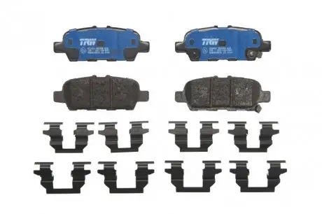 Тормозные колодки дисковые NISSAN Leaf (ZE0) Electric "R" 10>> TRW GDB3508BTE