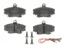 Передние тормозные колодки с датчиком Renault Logan (05-), Megane (96-03), Clio (91-05) TRW GDB400 (фото 1)