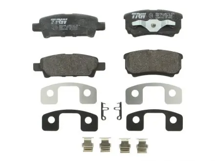Комплект задних тормозных колодок CHRYSLER 200, SEBRING; DODGE AVENGER, JEEP COMPASS(1.8-3.6ALK, 06.06-) TRW GDB4143