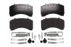 Комплект задніх гальмівних колодок KNORR SL7 MAN TGS I; MERCEDES ACTROS, ACTROS MP2 OM936.974 04.96- TRW GDB5116 (фото 1)