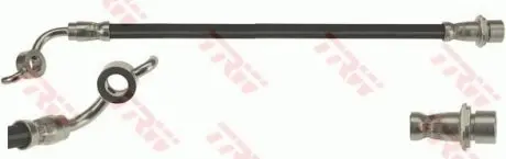 Тормозной шланг гибкий задний Лив (длина 300мм, M10x1/Banjo) TOYOTA RAV 4 III, RAV 4 IV 2.0-3.5 TRW PHD1153