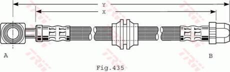 Гальмівний шланг TRW PHD479
