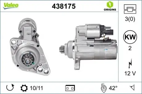 Стартер Valeo 438175