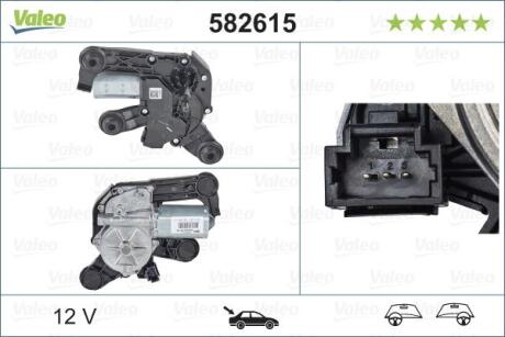 Мотор склоочисника Valeo 582615