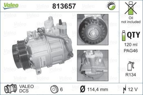 Компресор кондиціонера Valeo 813657