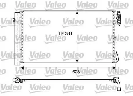 Конденсатор без хладогену Valeo 814012