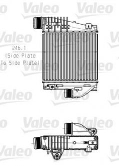 Радіатор інтеркулера Peugeot 3008/308SW 1.2-2.0D 13- Valeo 818290 (фото 1)