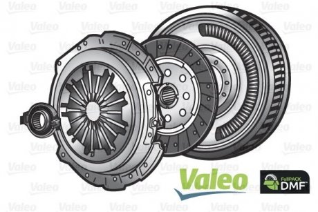 Демпфер + комплект зчеплення VW Caddy 1.9TDI 77kw 04-10/Golf VI 1.6TDI 66-77kw 09-13 (+вижимний) Valeo 837075
