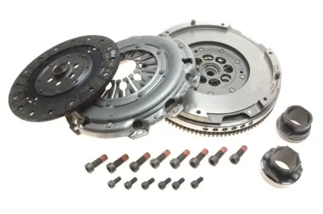 Демпфер + комплект зчеплення + вижимний + вилка BMW 5 (E60) 05-09 M47/N47 Valeo 837086