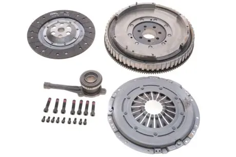 Демпфер + комплект сцепления + выжимной Renault Laguna II 1.9dCi 01- Valeo 837315