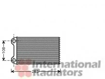 Радиатор печки AUDI A4 ALL 00- LHD Van Wezel 03006223