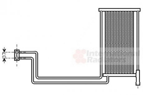 Радиатор масляный BMW E39 (5-Ser) ALL 95- Van Wezel 06003368 (фото 1)