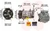Компресор кондиціонера CITROEN BERLINGO/ PEUGEOT 207,208 Van Wezel 0900K255 (фото 1)