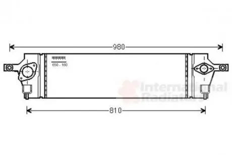 Інтеркулер NISSAN X-TRAIL/ RENAULT KOLEOS 08 >15 Van Wezel 13004350
